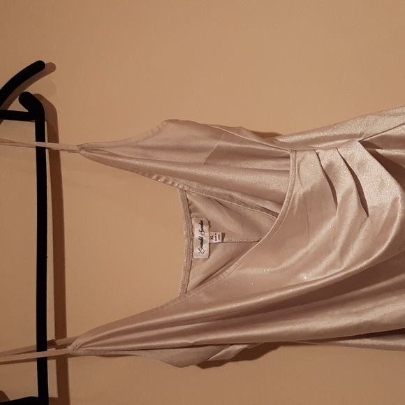 Homecoming Dress Cream With Sparkles Size XL - Picture 3 of 10